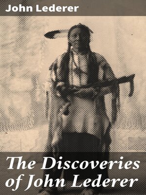 cover image of The Discoveries of John Lederer